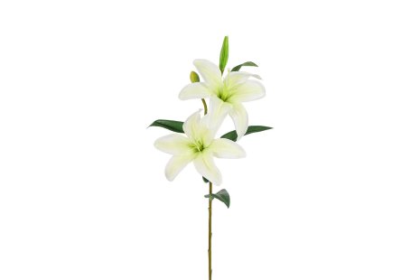 Countryfield Kunstbloem Lilium oriental wit 10x10x61cm