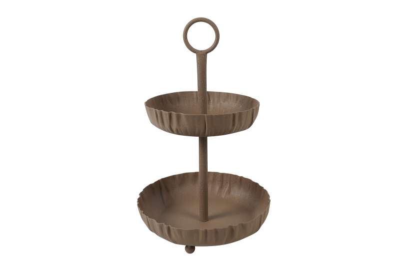 Countryfield Etagere 2l Dusan S 25x25x40cm - bruin