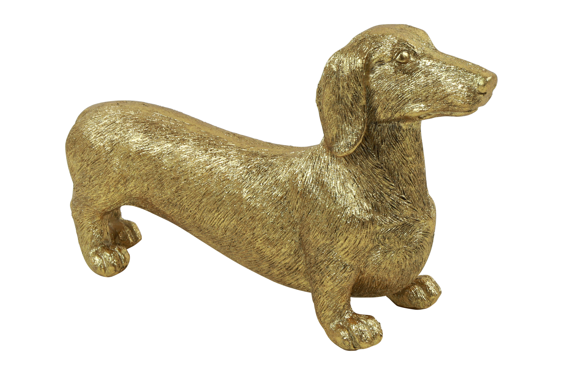 Countryfield Hond Dachshund Brutis S 22x7x13cm - goud
