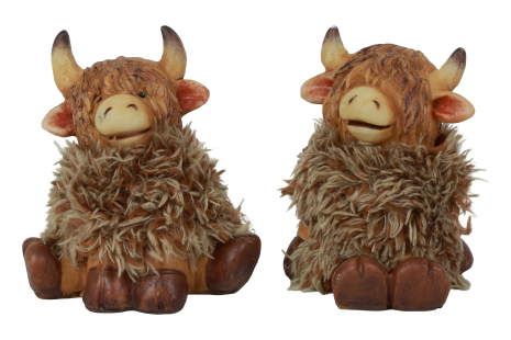 Countryfield Schotse hooglander Temmi M 9x6x10cm - ass.