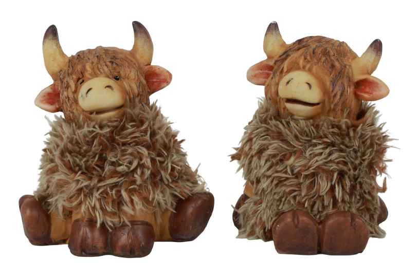 Countryfield Schotse hooglander Temmi M 9x6x10cm - ass.