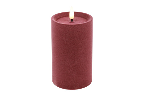 Countryfield LED Stompkaars Velvet L 7,5x7,5x12,5cm - roze