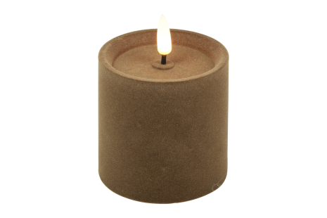 Countryfield LED Stompkaars Velvet S 7,5x7,5x7,5cm - taupe
