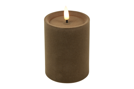 Countryfield LED Stompkaars Velvet M 7,5x7,5x10cm - taupe