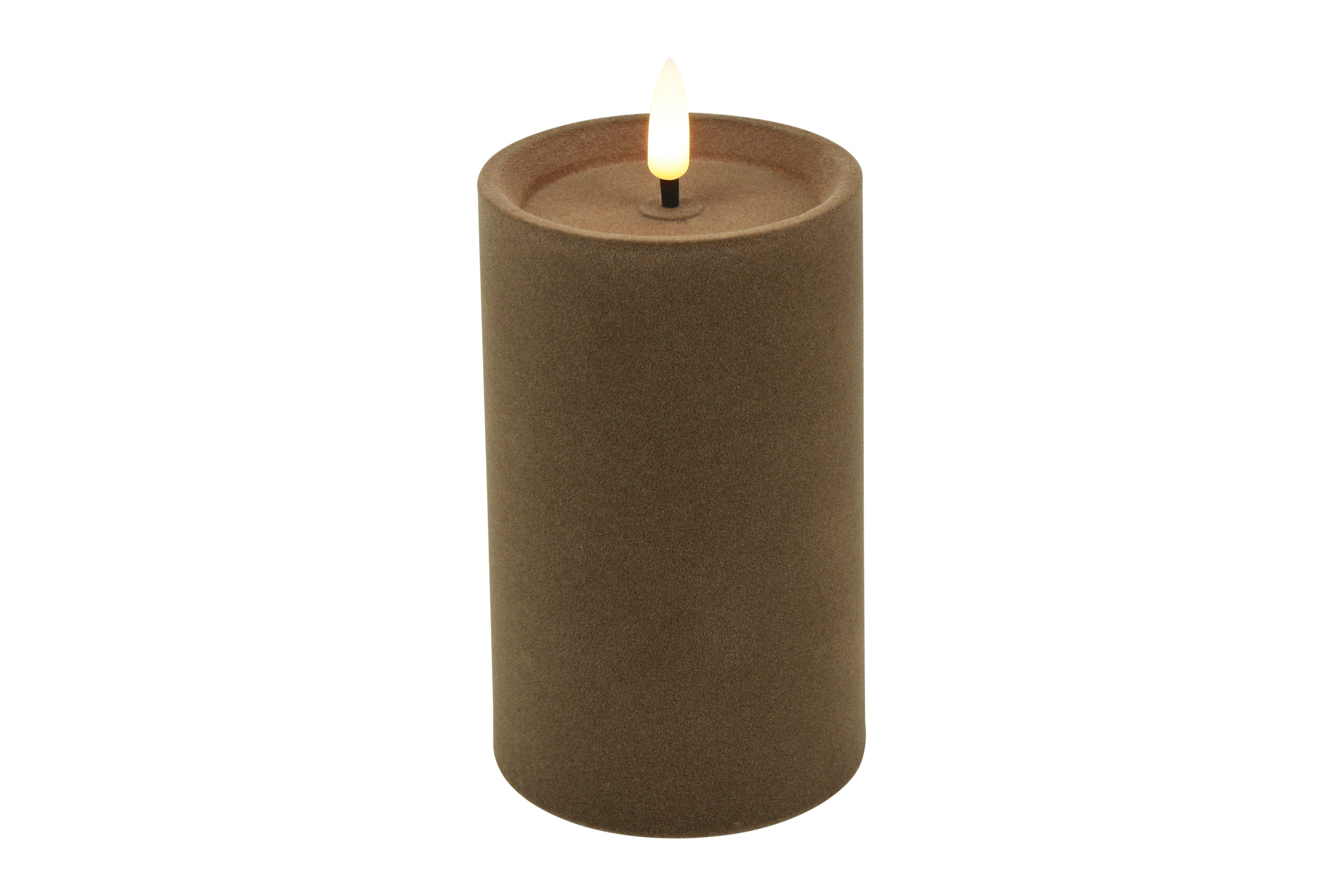 Countryfield LED Stompkaars Velvet L 7,5x7,5x12,5cm - taupe
