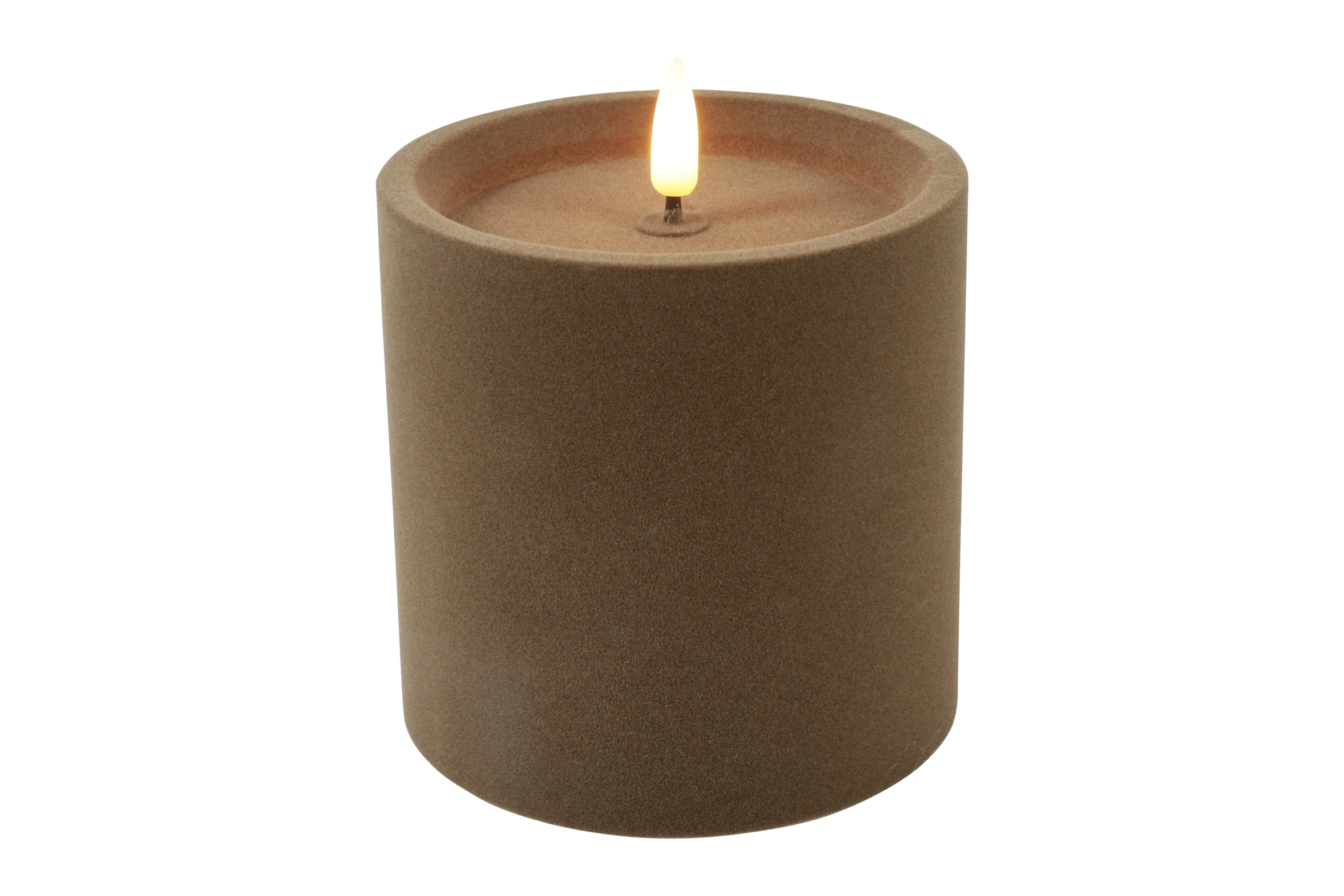 Countryfield LED Stompkaars Velvet S 10x10x10cm - taupe