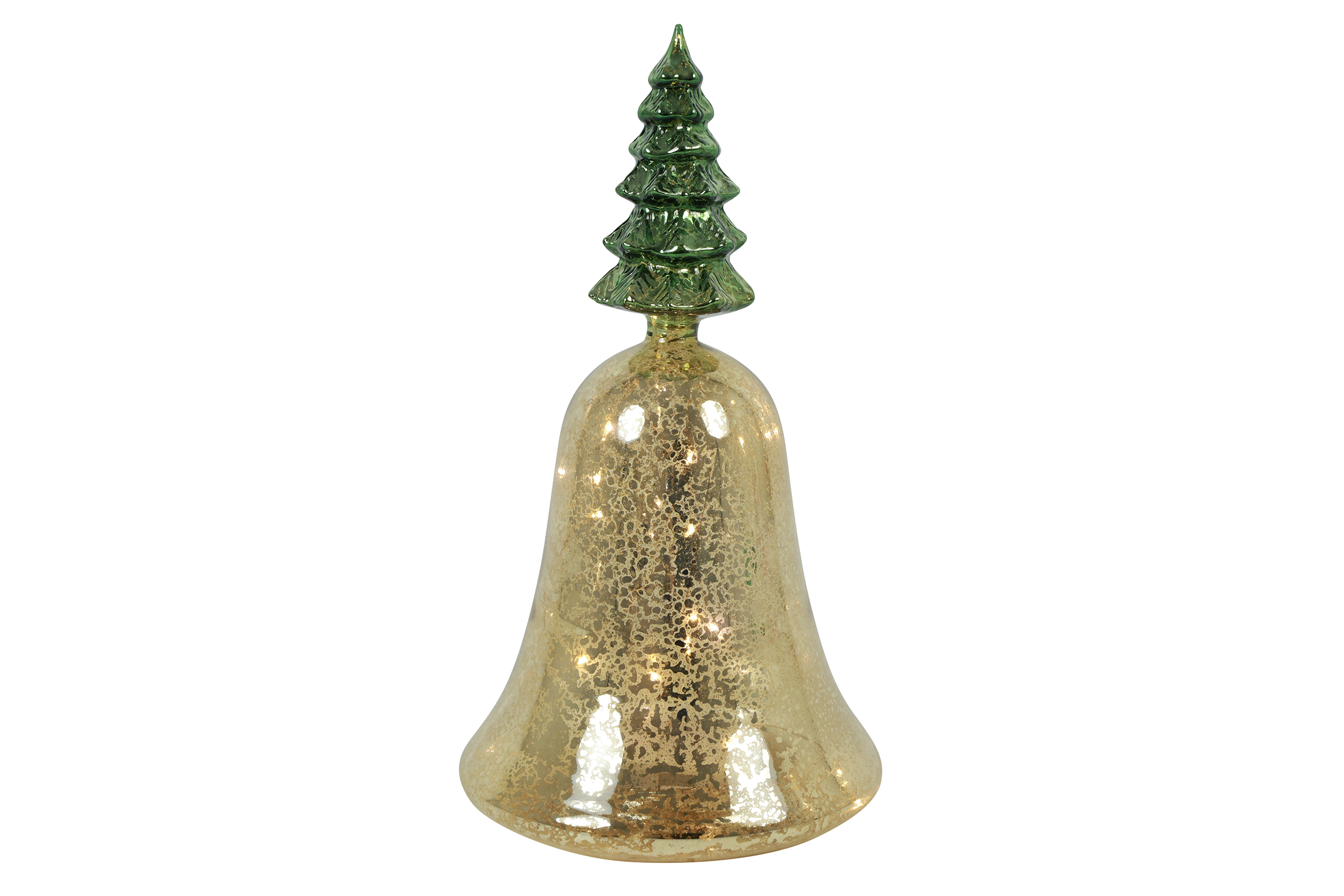 Countryfield LED Kerstbel Jolie L 16x16x29,5cm - goud