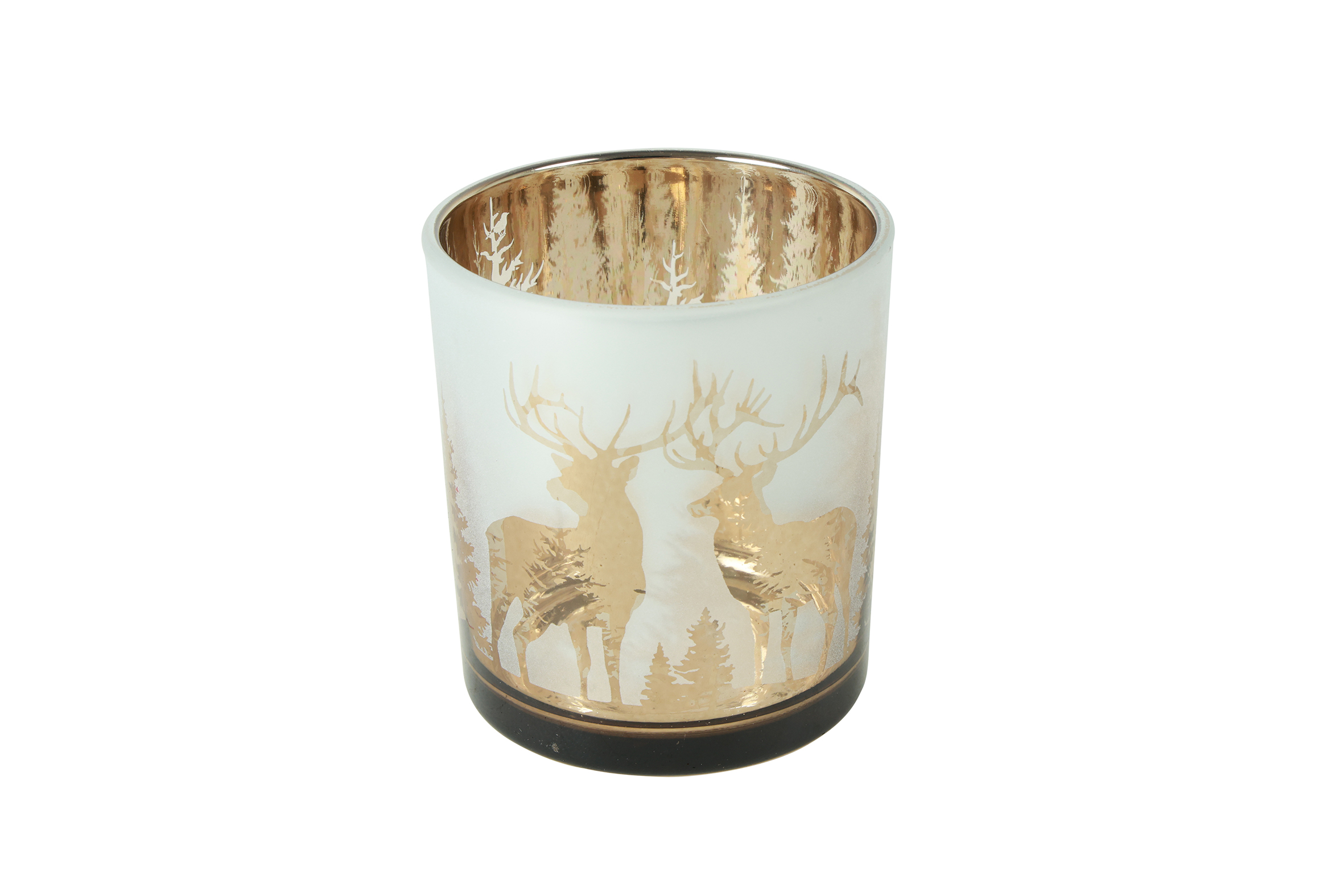 Countryfield Theelichthouder Pines S 7x7x8cm - goud