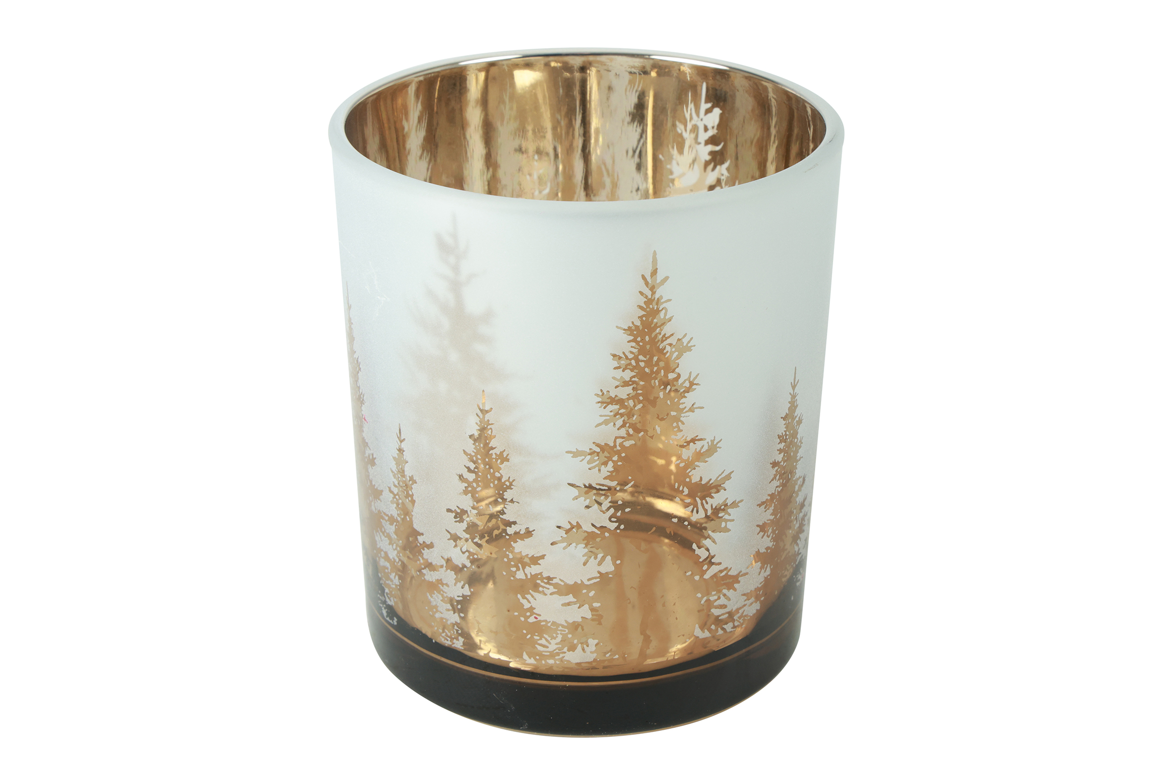 Countryfield Theelichthouder Pines M 8,8x8,8x10cm - goud