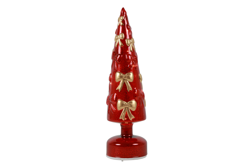 Countryfield LED Kerstboom Dewi 9x9x33cm - rood