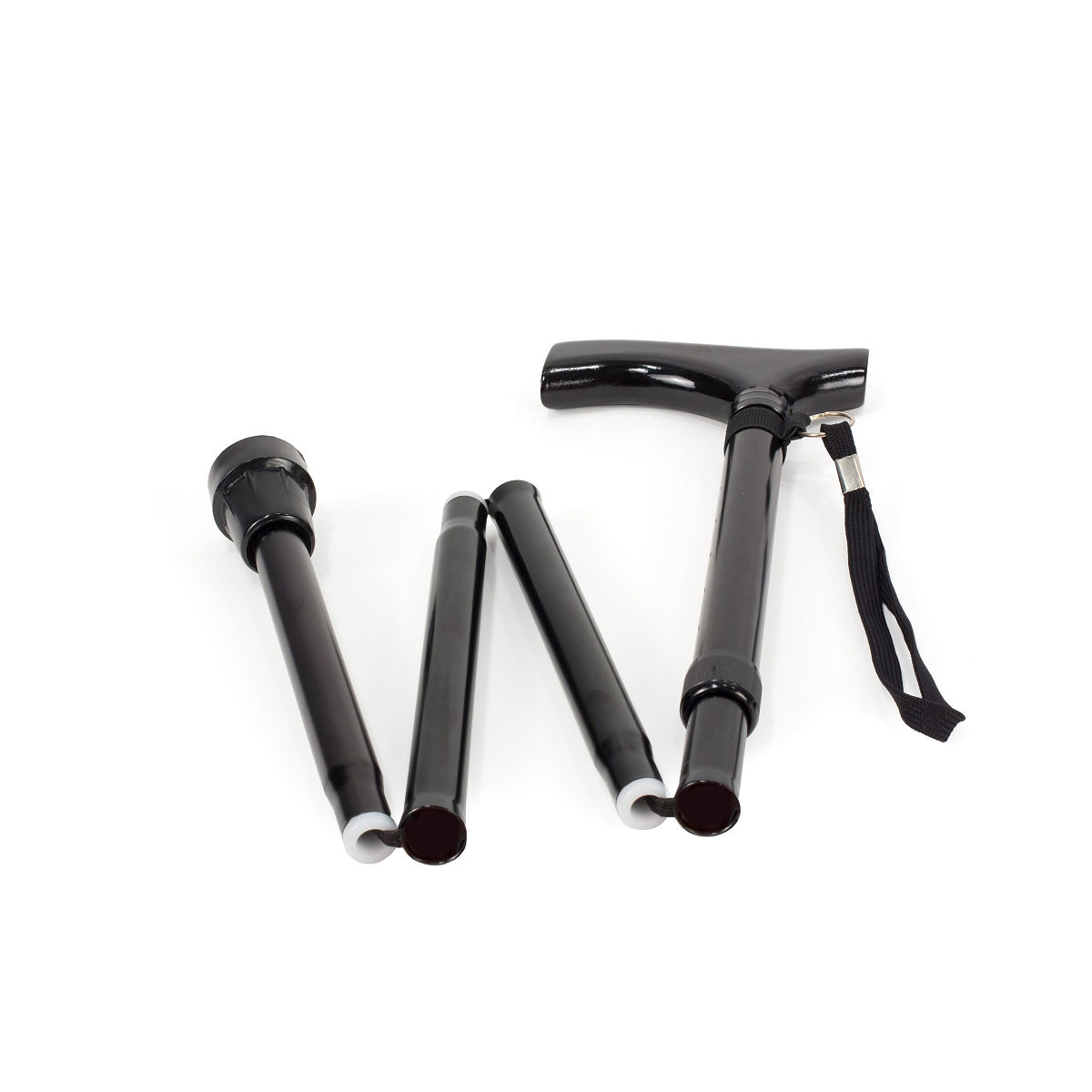 Vitility Wandelstok opvouwbaar - zwart