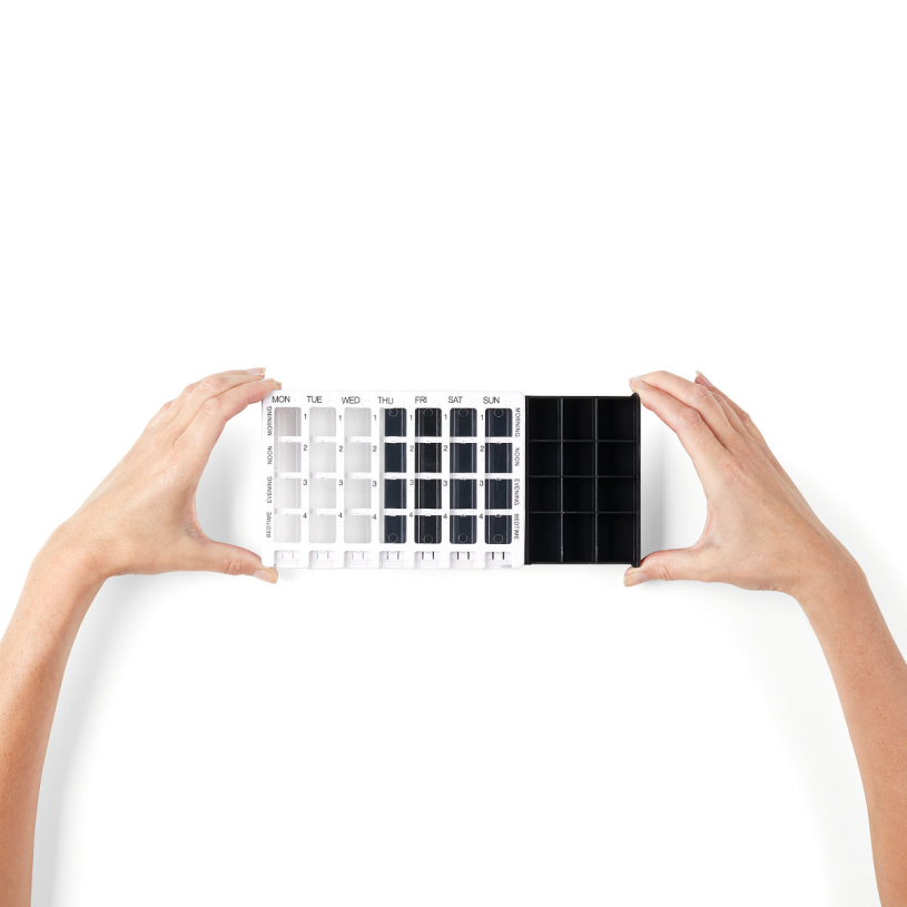 Vitility Medicijncassette - week 15,6 x 11,5 x 2,6 cm