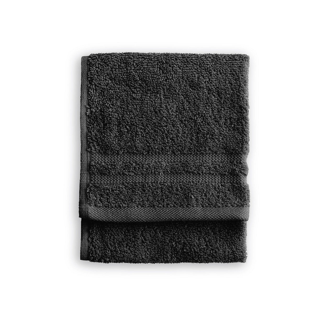 BYRKLUND Bath Basics Gastendoek 30x50cm - Antraciet - 2 stuk