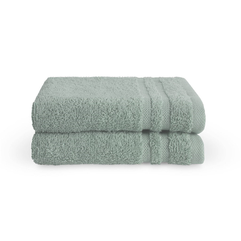 BYRKLUND Bath Basics Gastendoek 30x50cm - Zeeblauw - 2 stuk