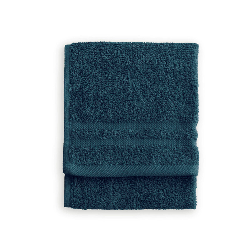 BYRKLUND Bath Basics Gastendoek 30x50cm - D. Blauw - 2 stuk