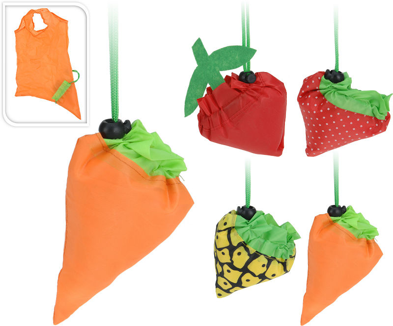 Boodschappentas vouwbaar 4 assorti