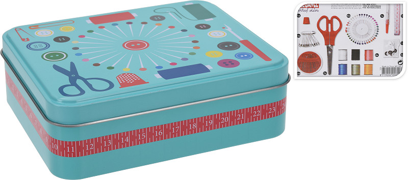 Naaiset in blik 92-delig