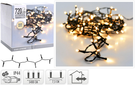 Verlichting 720LED 54M Warm Wit - IP44