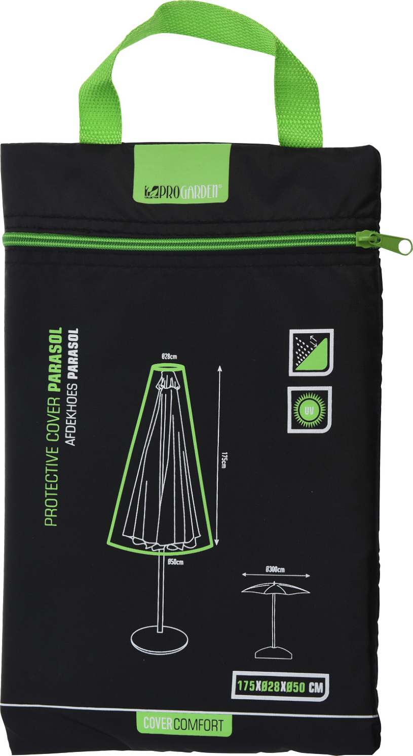 ProGarden Afdekhoes voor parasol 175x28x50cm