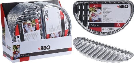 Grillschalen set 4 stuks