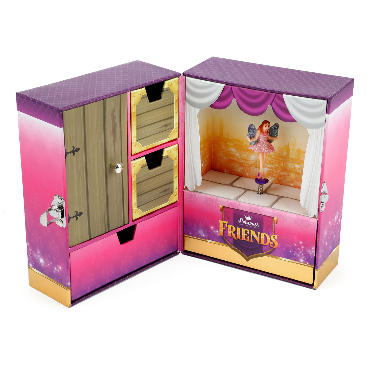 PRINCESS FRIENDS Sieradendoos muziekdoos prinses 