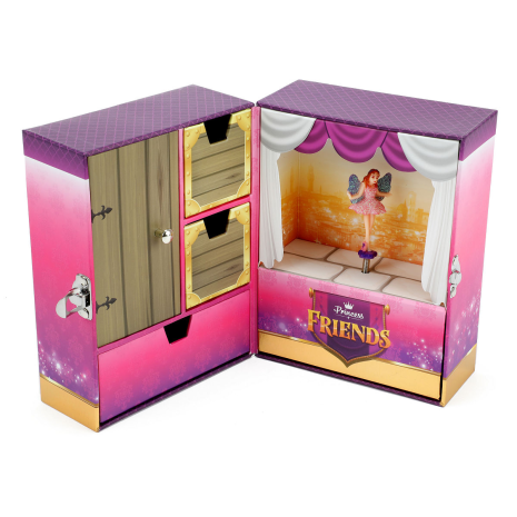 PRINCESS FRIENDS Sieradendoos muziekdoos prinses