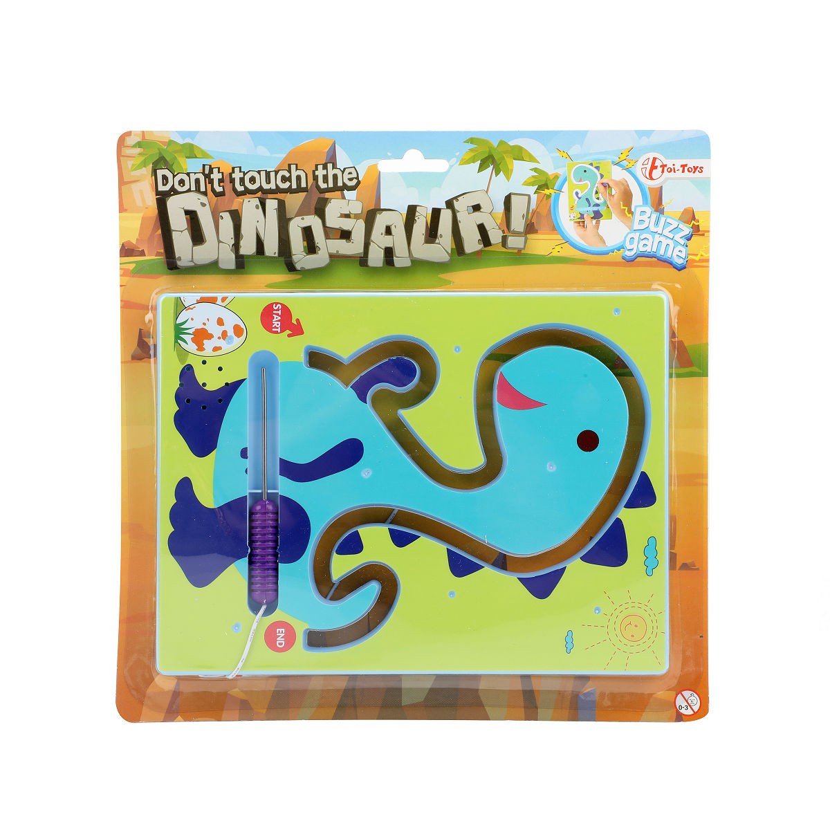 DINOSAUR Zenuwspiraal doolhof spel Lieve Dino