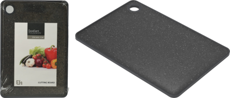 Snijplank kunststof 23x16cm - graniet zwart