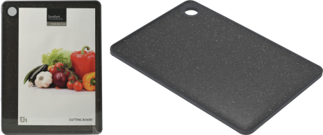 Snijplank kunststof 27x20cm - graniet zwart