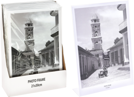 Fotolijst transparant 21x30cm