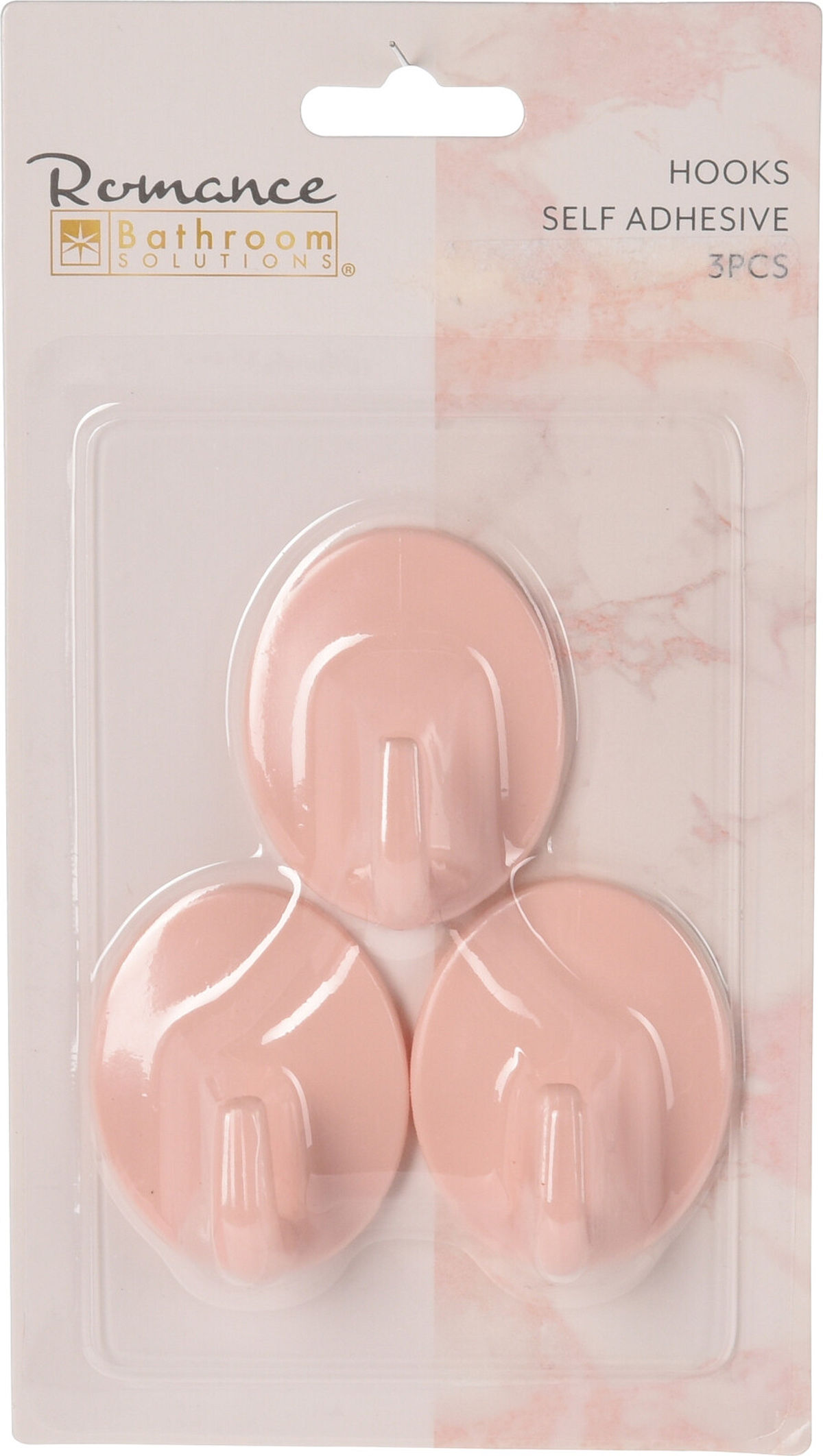 Plakhaakjes PP 3 stuks 5x4cm assorti kleur