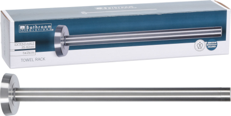 BS Handdoekenrek uitschuifbaar 25 - 42 cm