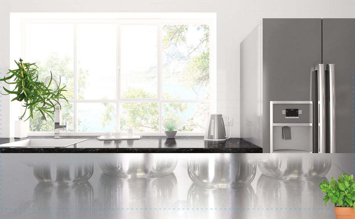 RVS pannenset 8-delig