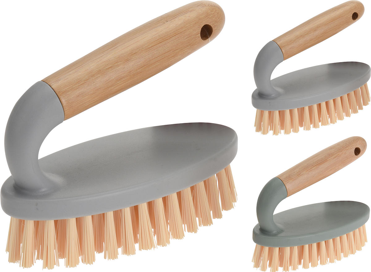 Werkborstel bamboe 2 assorti