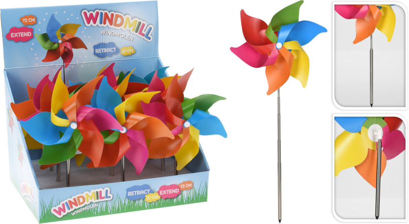 Windmolen uitschuifbaar 72cm