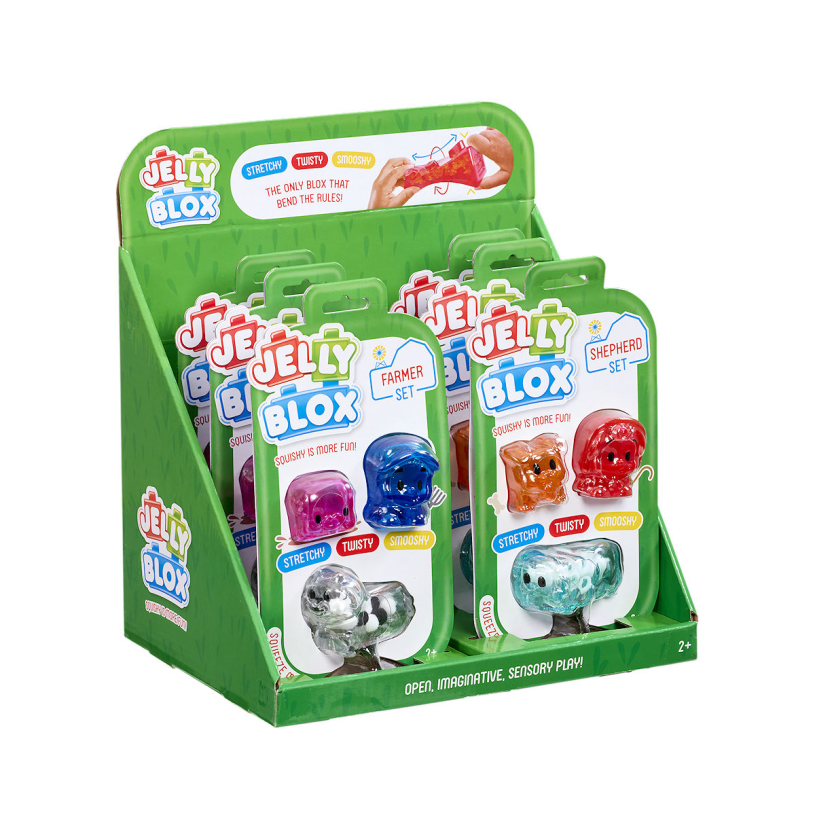 Jelly Blox - Farm Friends assorti in display