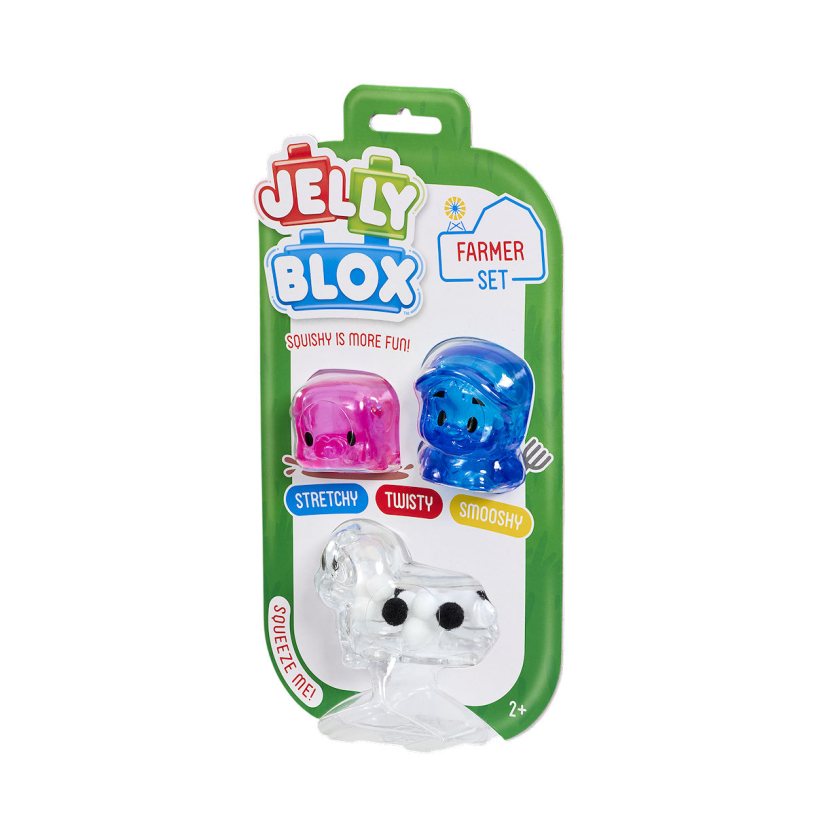 Jelly Blox - Farm Friends assorti in display