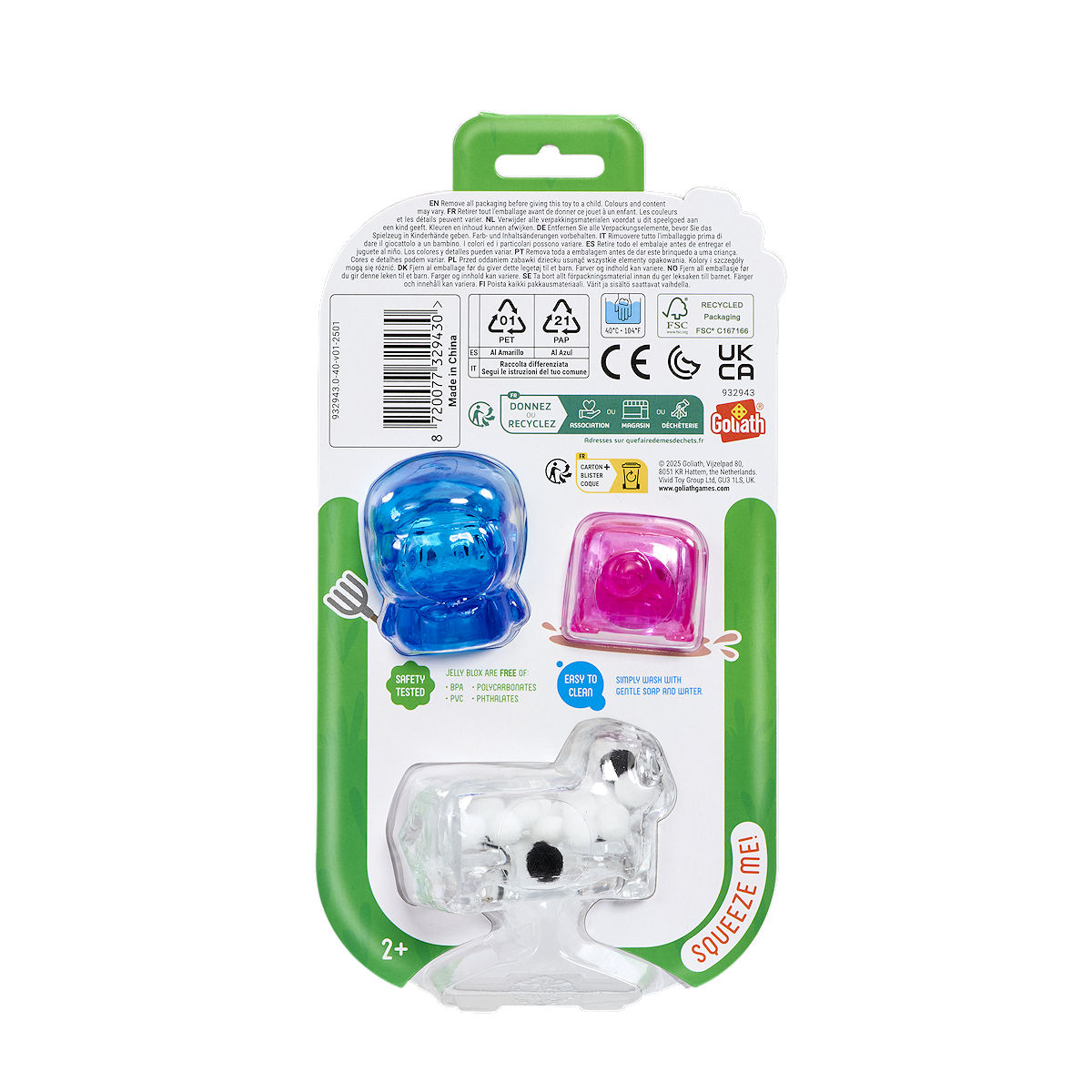 Jelly Blox - Farm Friends assorti in display