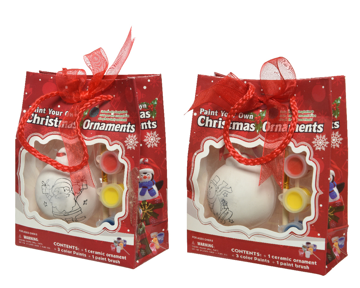 Schilder je eigen kerstbal 6.00cm