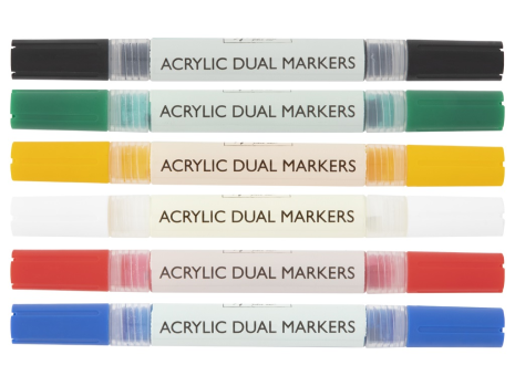 Nassau Acrylic paint marker 6 stuks