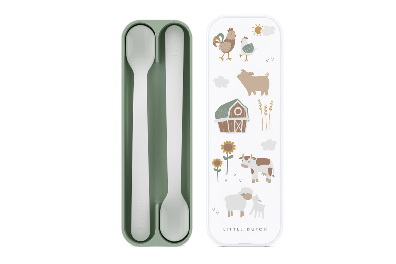 Mepal set babylepel Mio 2 stuks - little farm