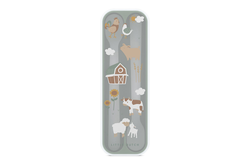 Mepal set babylepel Mio 2 stuks - little farm