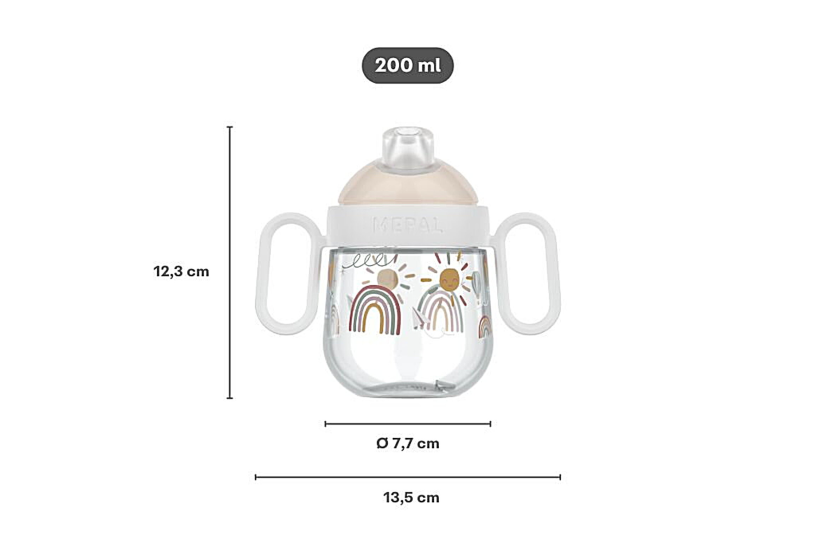 Mepal antilek tuitbeker Mio 200ml - fairy garden