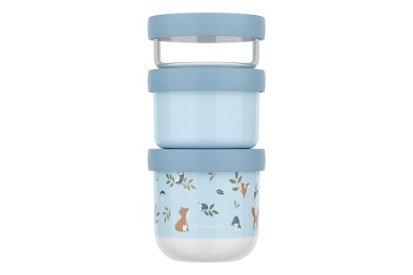 Mepal snackbox stack mio 3-delig - forest friends