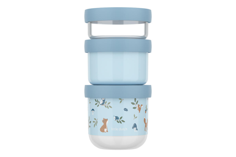 Mepal snackbox stack mio 3-delig - forest friends