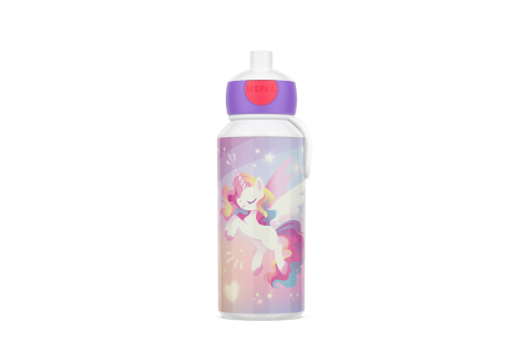 Mepal drinkfles pop-up campus 400ml - unicorn glow