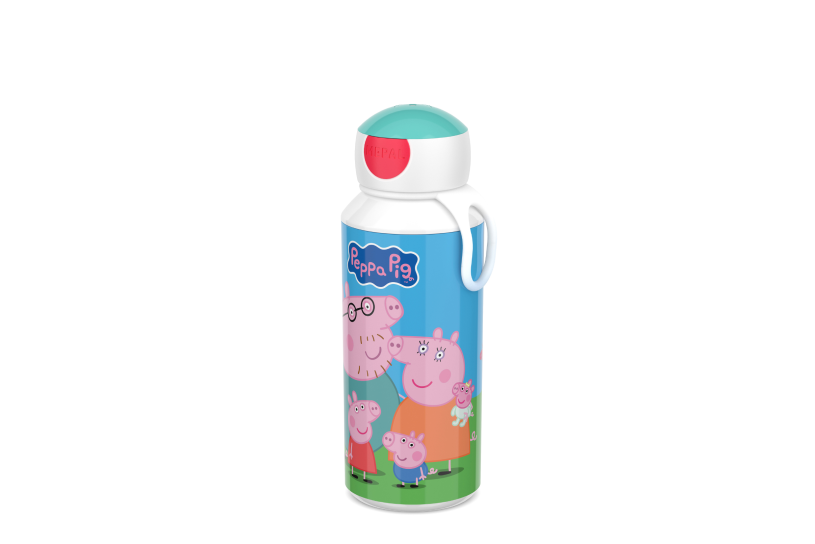 Mepal Campus Peppa Pig - drinkfles pop-up 400 ml
