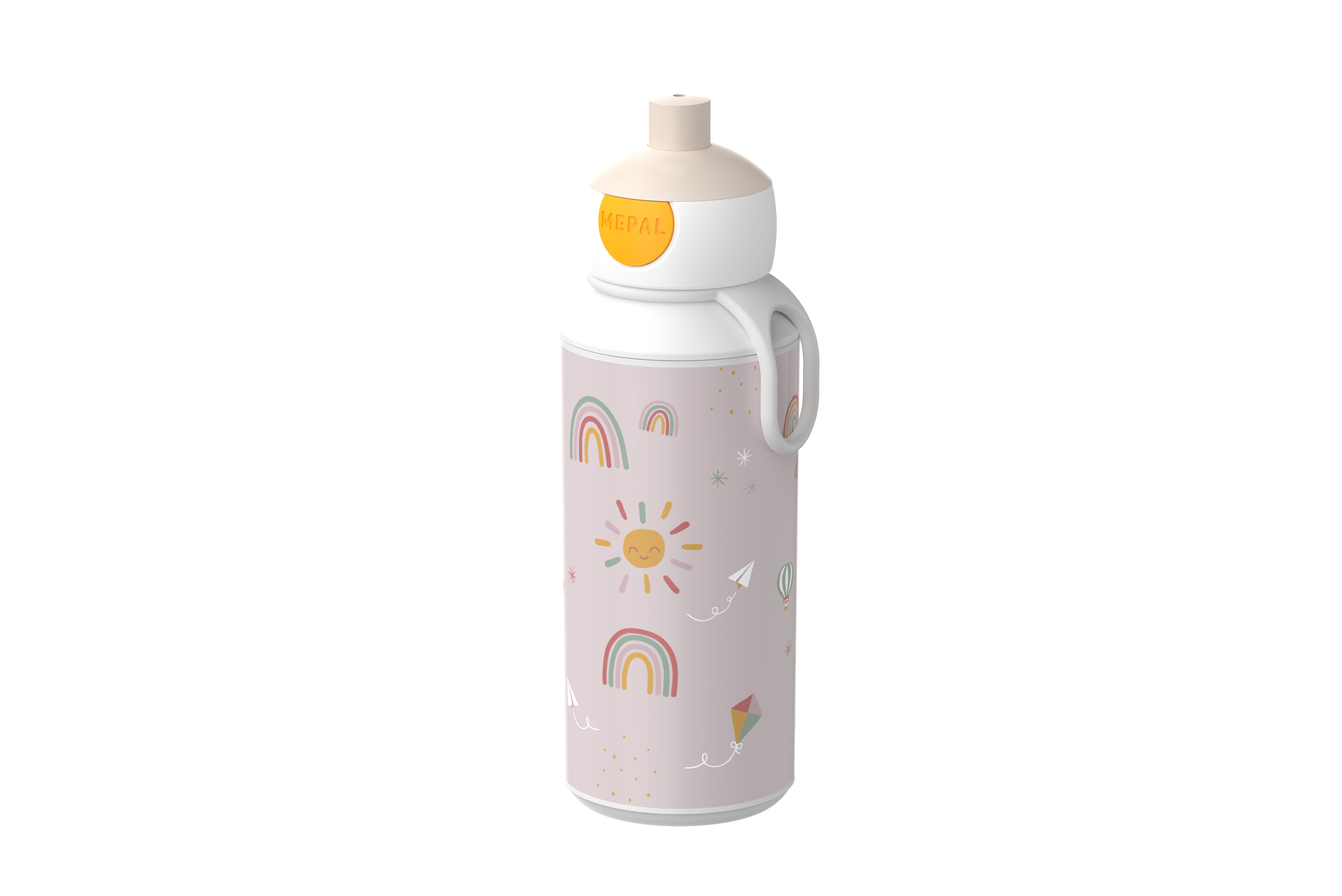 Mepal Campus Sunshine & Rainbow - drinkfles pop-up 400 ml