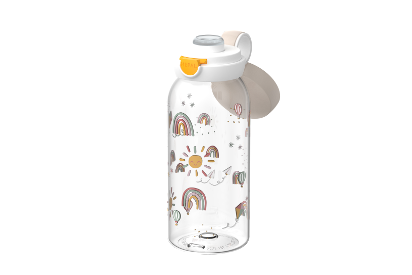 Mepal Campus Sunshine & Rainbow - drinkfles met flipdop 600