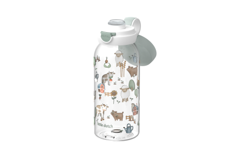 Mepal Campus Little Farm - drinkfles met flipdop 600 ml